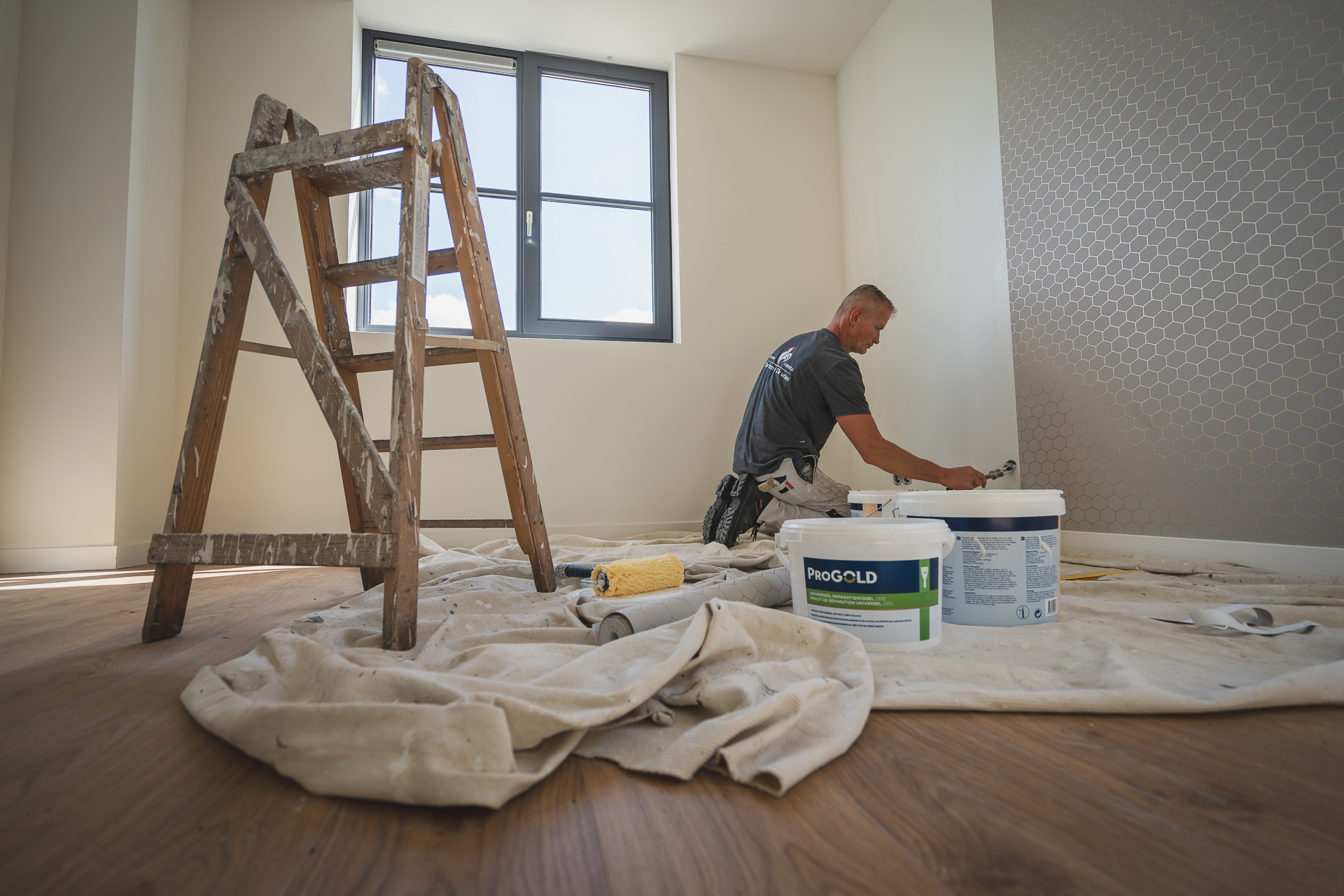 Wand- en plafond afwerking